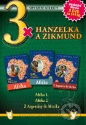 3x Hanzelka a Zikmund - Afrika I. / Afrika II. / Z Argentiny do Mexika - DVD - Jiří Hanzelka, Miroslav Zikmund, Filmexport Home Video, 1953
