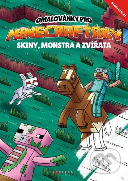 Omalovánky pro Minecrafťáky (Skiny, monstra a zvířata)