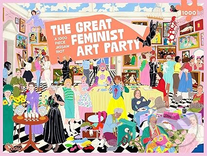 The Great Feminist Art Party (A 1000 Piece Jigsaw Riot) - puzzle z kategorie Puzzle