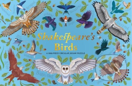 Shakespeares Birds (A 1000-Piece Circular Jigsaw Puzzle for Adults, Premium Quality, Beautiful Design, Literary Gift)