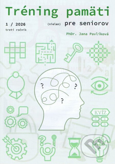 Kniha: Tréning pamäti (nielen) pre seniorov 1/2026 (Petit Press). Petit Press, 2026