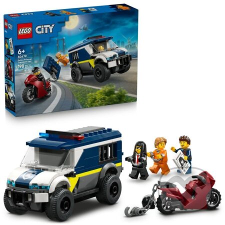 Společenská hra: LEGO® City 60479 Policajná dodávka na prevoz väzňov (LEGO). LEGO