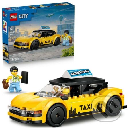 LEGO® City 60487 Žltý taxík