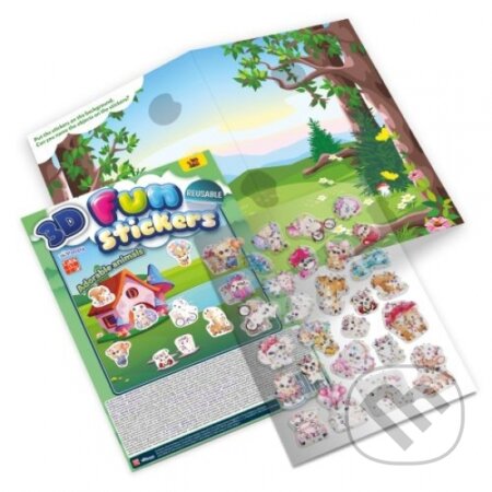 Trblietave 3D nalepky - Mladatka