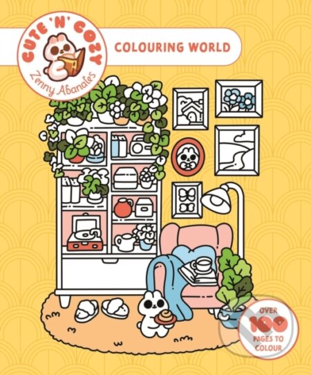 Cute n Cozy Colouring World - Zenny Abanales - kniha z kategorie Pro dospělé