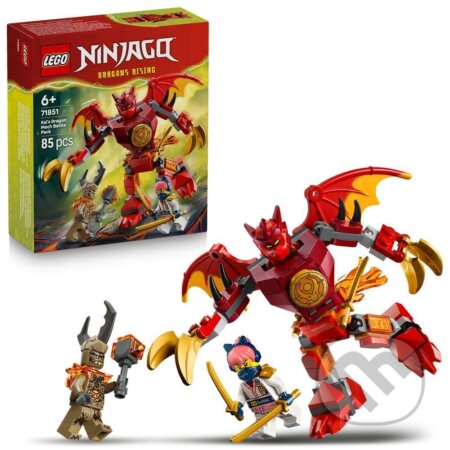 Spoločenská hra: LEGO® NINJAGO 71851 Kaiov bojový balíček s dračím oblekom (LEGO). LEGO