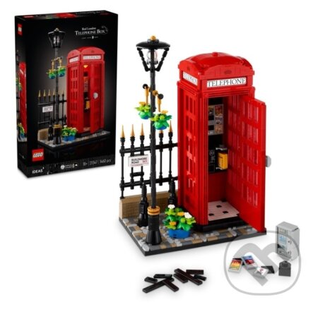 Společenská hra: LEGO® Ideas 21347 Červená londýnská telefonna búdka (LEGO). LEGO