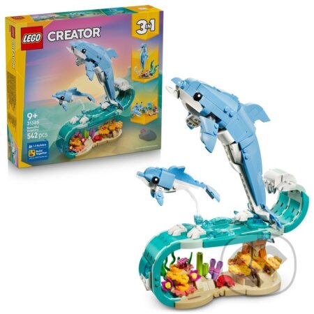LEGO® Creator 3 v 1 31385 Morské živočíchy: Krásne delfíny - hra z kategorie Creator