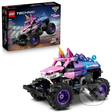 LEGO® Technic 42220 Monster Jam™ Sparkle Smash™ s naťahovacím motorom - hra z kategorie Technic