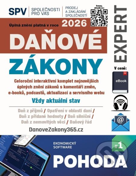 E-kniha: Daňové zákony 2026 Expert (právní stav 1. 1. 2026) (DonauMedia). DonauMedia, 2026