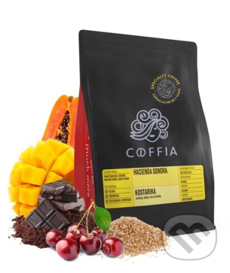Kávy a čaje: Hacienda Sonora (COFFIA). COFFIA