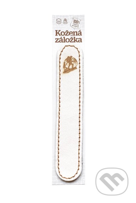Záložka obšitá Turistika (SK01 slonová kost)