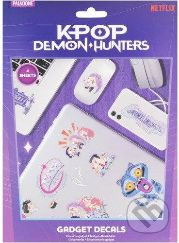 K-Pop Demon Hunters Gadget Decals (samolepky) (Netflix). Merch, 2026
