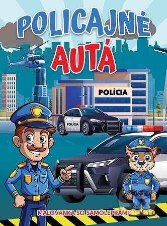 Policajné autá (Maľovanka so samolepkami)