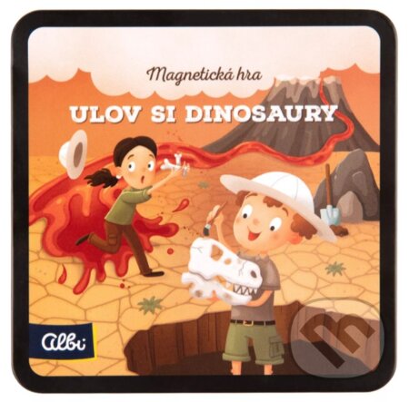 Spoločenská hra: Magnetická hra: Ulov si dinosaury (Albi). Albi, 2026