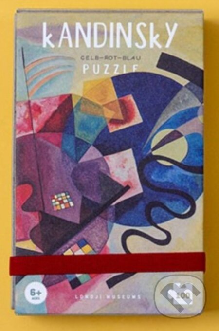 Kapesní puzzle Tiny Žlutá–červená–modrá - puzzle z kategorie Umělecké