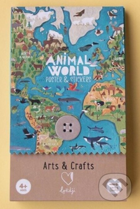 Plakát se samolepkami Svět zvířat