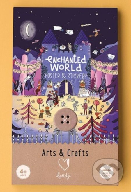 Plakát se samolepkami Strašidelný hrad