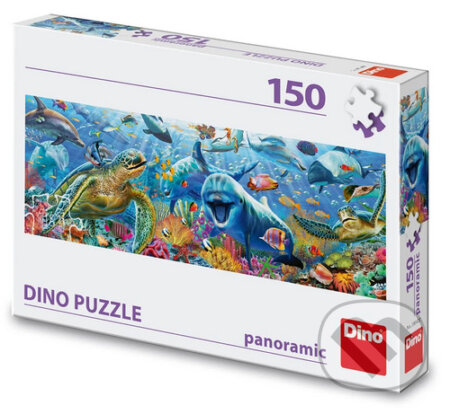 Puzzle Mořský život (150 dílků panoramic) - puzzle z kategorie 60 - 300 dílků
