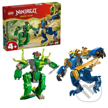 LEGO® NINJAGO® 71853 Jay a boj v dračom robotickom obleku - hra z kategorie Ninjago