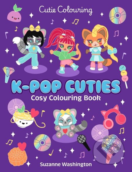 K-pop Cuties Colouring Book - Scholastic - kniha z kategorie Omalovánky, vystřihovánky, papír