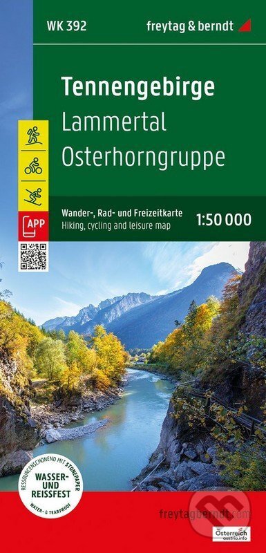 Kniha: Tennengebirge - Lammertal - Osterhorngruppe 1:50 000 / turistická mapa (-). freytag&berndt, 2026