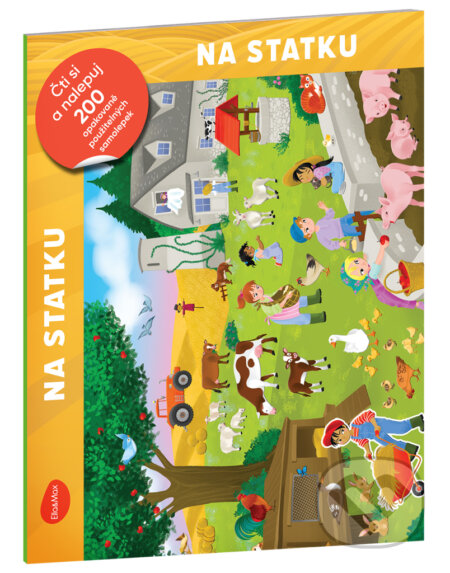 Čti a nalepuj: Na statku (kniha se samolepkami) - Laura Tavazzi (ilustrátor) - kniha z kategorie Samolepky