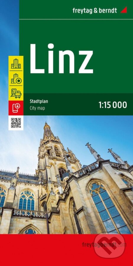 Kniha: Linz 1:15 000 / mapa města (freytag&berndt). freytag&berndt, 2026