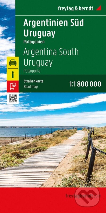Kniha: Jižní Argentina – Uruguay 1:1 800 000 / automapa (freytag&berndt). freytag&berndt, 2026