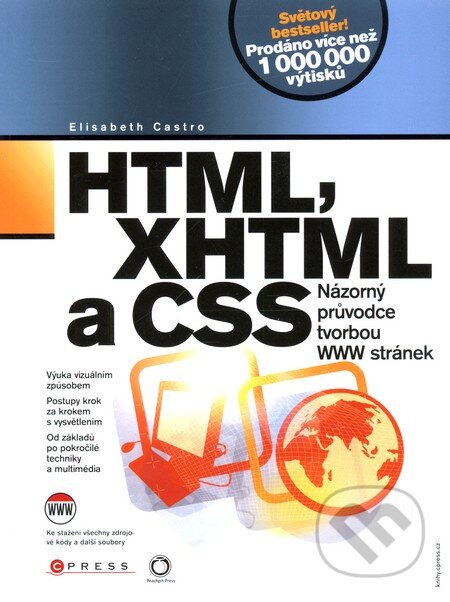 HTML, XHTML a CSS - Elizabeth Castro | Knihy z Martinusu
