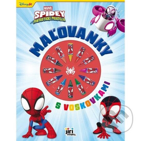 Maľovanky s voskovkami Spidey