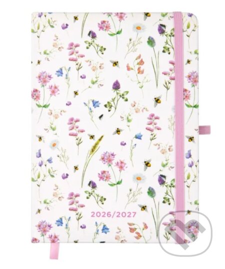 18mesačný diár - Lúčne kvety (od júla 2026 do decembra 2027)