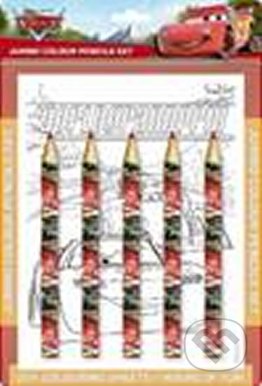 Auta - Maxi pastelky - omalovánky - kniha z kategorie