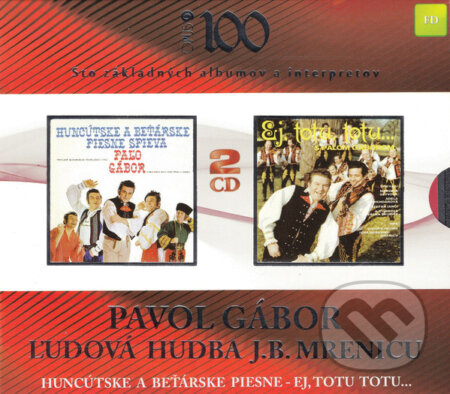 Hudobné CD: Pavol Gábor, Ľudová Hudba J.B. Mrenicu: Huncútske A Beťárske Piesne / Ej, Totu Totu... (Hudobné albumy). Hudobné albumy, 2015