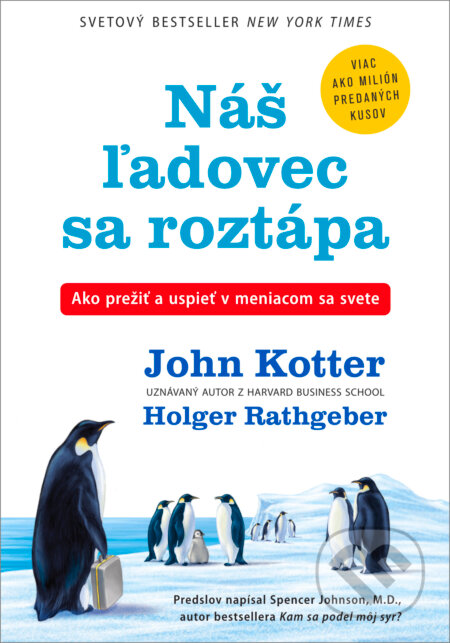 Kniha: Náš ľadovec sa roztápa (John Kotter a Holger Rathgeber). Eastone Books, 2026
