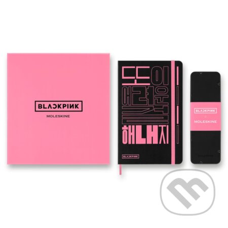 Moleskine - kreatívna sada Blackpink (skicár a farebné ceruzky)