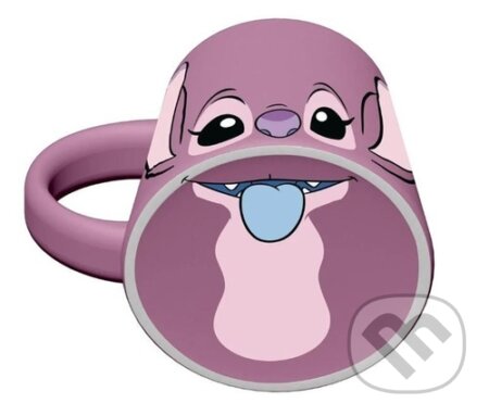 Hrnček s tvárou Angel, Lilo a Stitch 350 ml