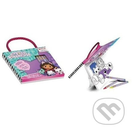 Gabby omalovánky s pastelkami