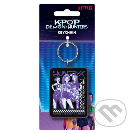 Kľúčenka gumová K-pop Demon Hunters, Huntrix