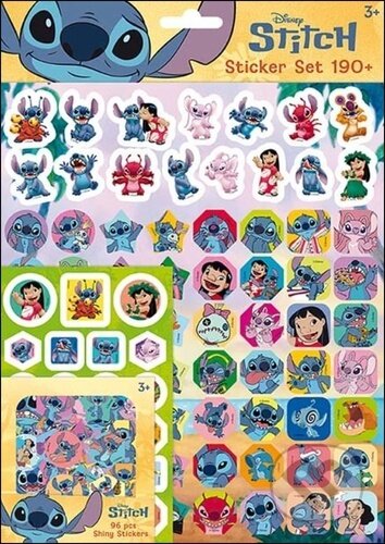 Samolepkový set 190+ Lilo & Stitch