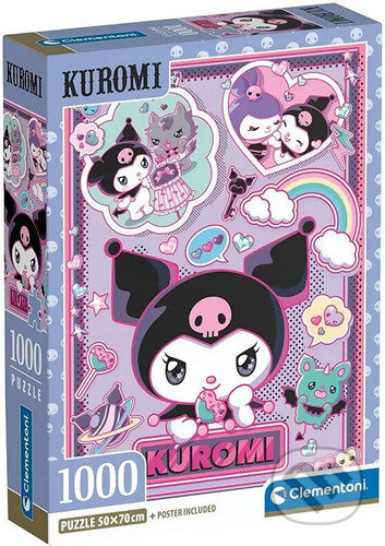 Puzzle Kuromi 1000 dílků - kniha z kategorie Společenské hry