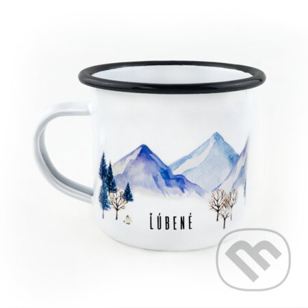 Smaltovaný hrnek Zima