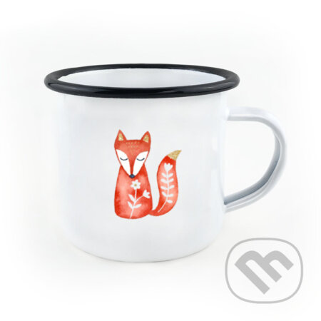 Smaltovaný hrnek Liška
