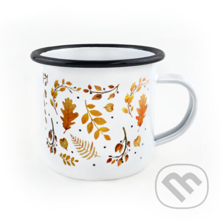 Smaltovaný hrnek Podzim
