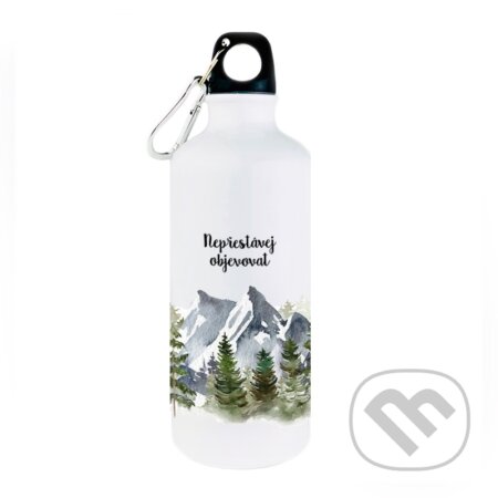 Turistická láhev Nepřestávej objevovat