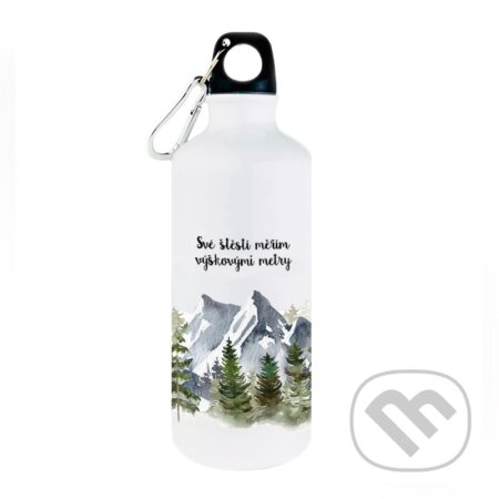 Turistická láhev Své štěstí měřím výškovými metry