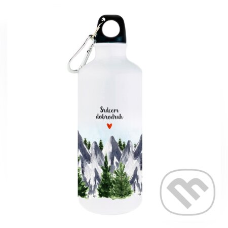 Turistická láhev Srdcem dobrodruh