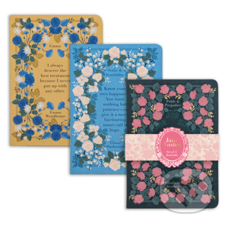 The Reading Room - Pýcha a predsudok - sada 3 zápisníkov