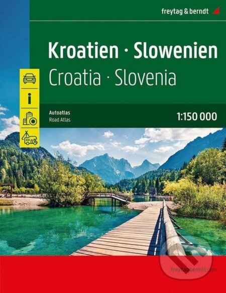Chorvatsko - Slovinsko 1:150 000 / autoatlas (freytag&berndt). freytag&berndt, 2026