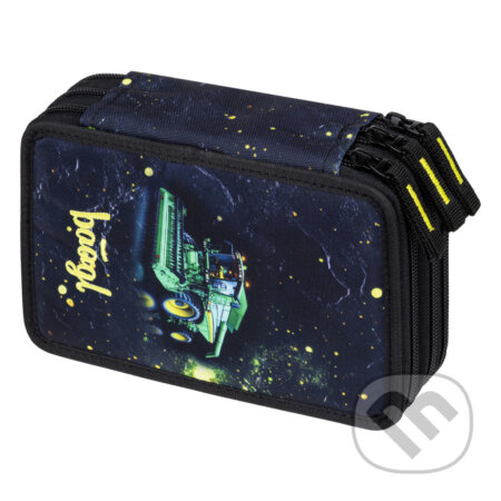 BAAGL Školní penál třípatrový Traktor GRS Presco Group